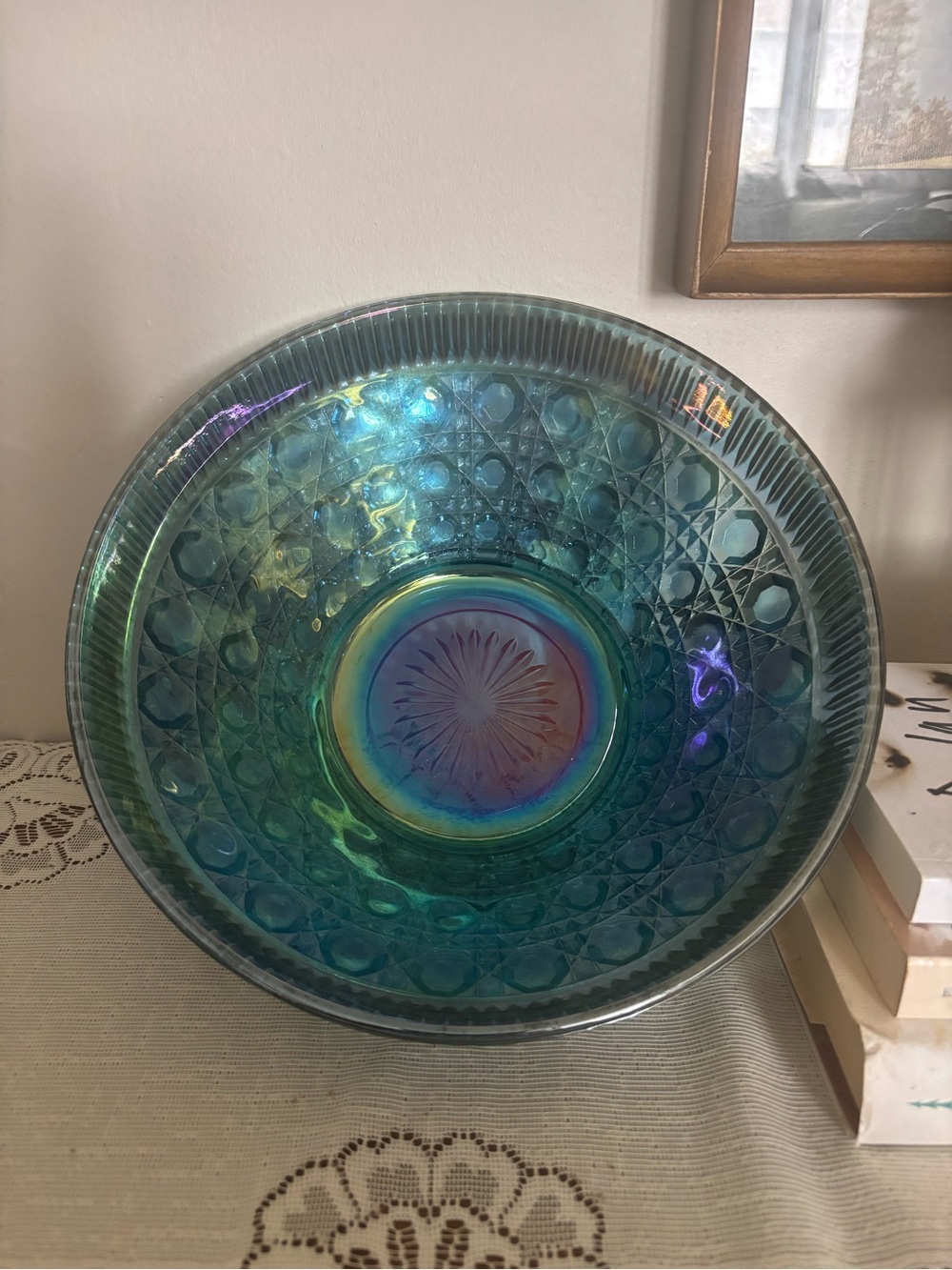 Vintage Indiana Glass/Carnival Glass iridescent